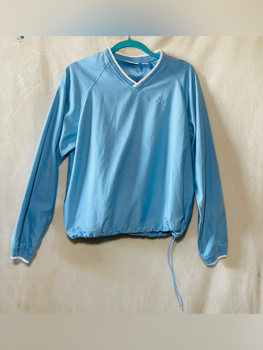 Ashworth Light Blue and White Pullover